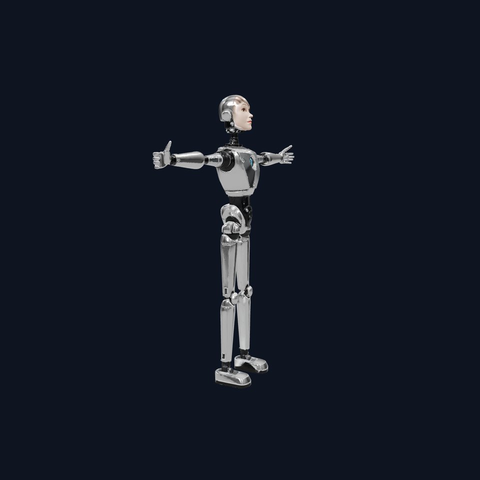 Advanced Humanoid Robot model pack